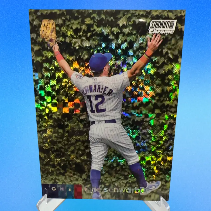 Kyle Schwarber 2020 Stadium Club Chrome Xfractor SP! Chicago Cubs