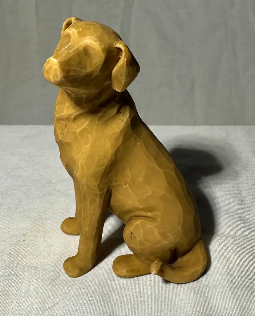Willow Tree resin “Love My Dog” figurine