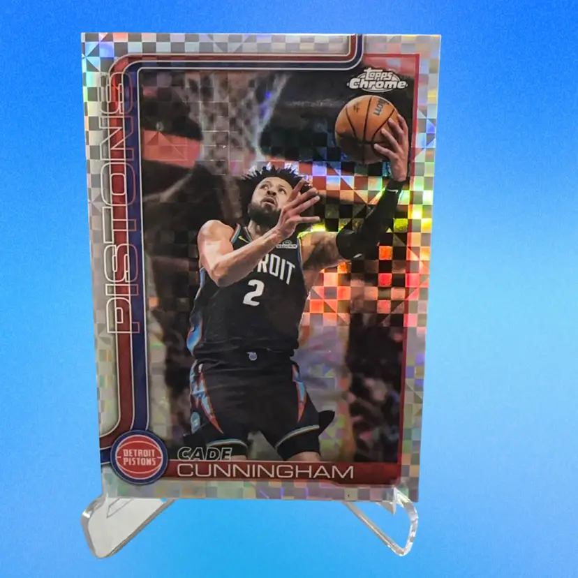 Cade Cunningham Chrome Update Xfractor Detroit Pistons