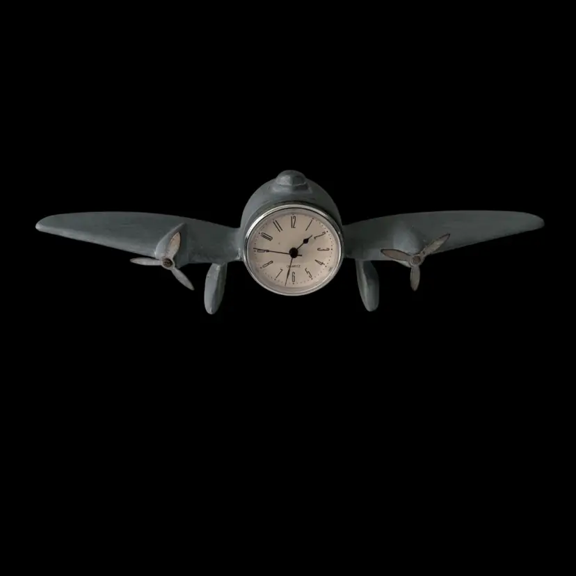 Art Deco Cast Metal Clock