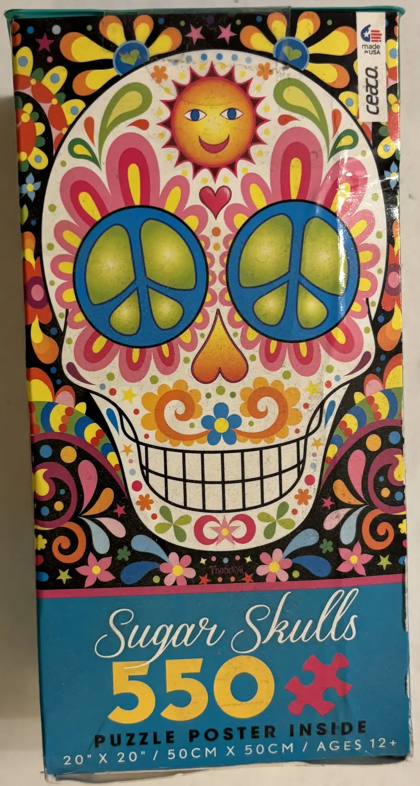 Sugar Skulls 550 Piece Ceaco Puzzle 2016 New