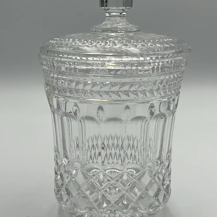 Bombay Lead Crystal Biscuit Jar