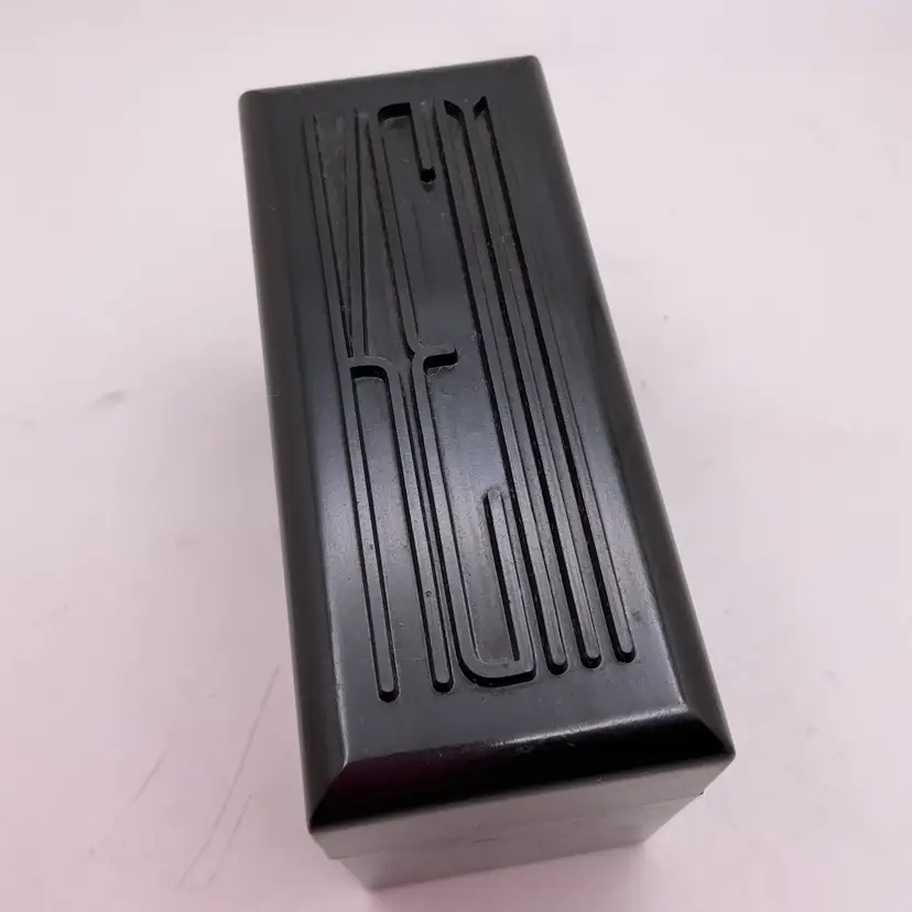 POW1 VTG MCM Bakelite KEM Playing Card Holder or Trinket Box with Lid 3.75" x 2.5" CHIPPED