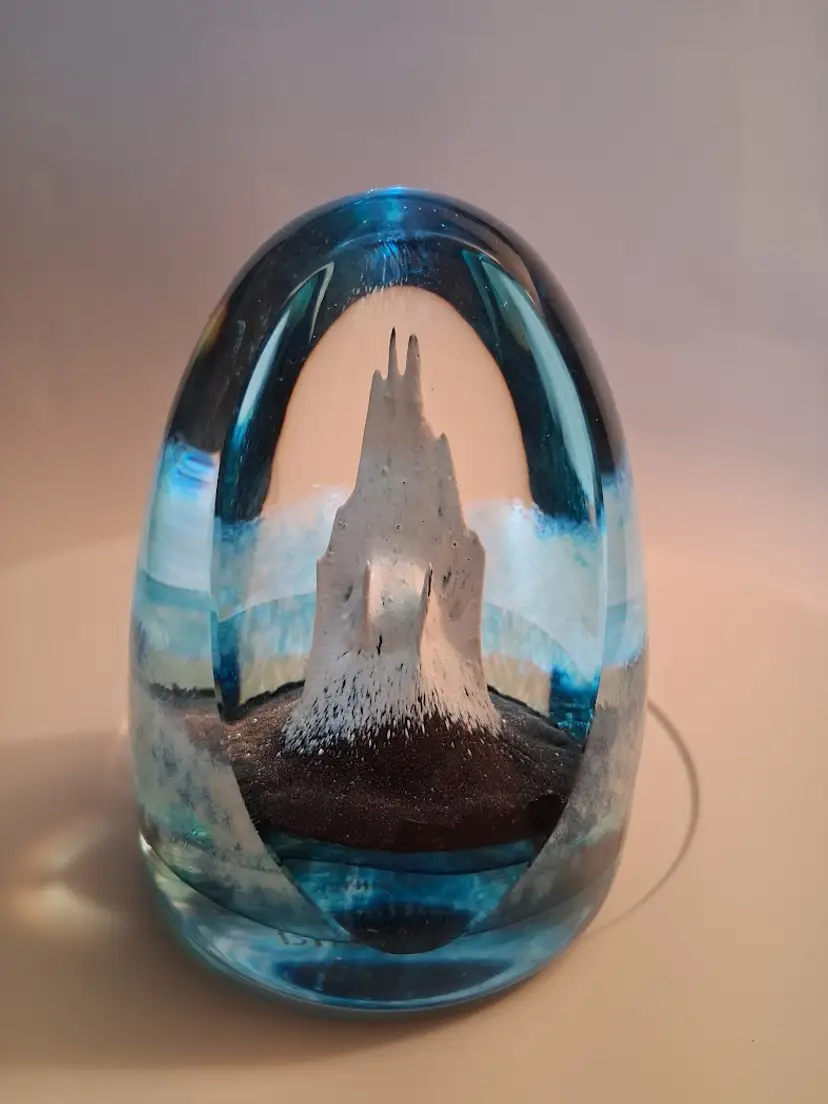 VERY RARE, Caithness, Scotland, Alpine Winter Ovoid Shape Paperweight, LE 273/650