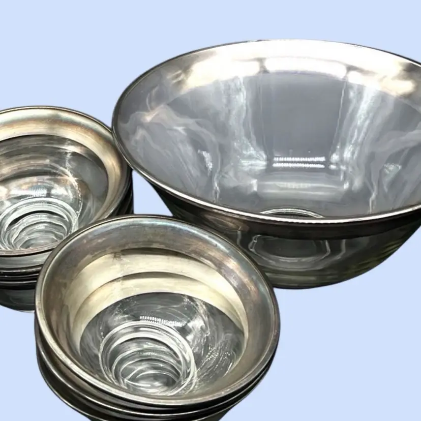 #211- Vintage 8pc Serving Collection Dessert Bowls  By Designer Dorothy Thorpe
B1