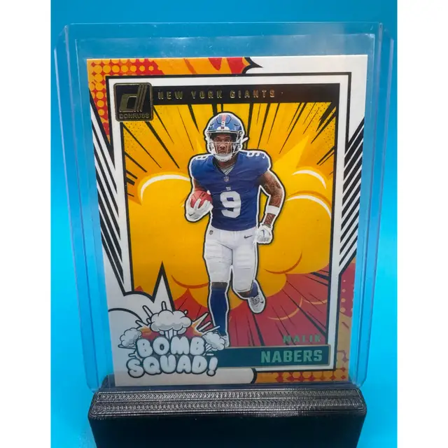 Malik Nabers Donruss Bomb Squad RC New York Giants