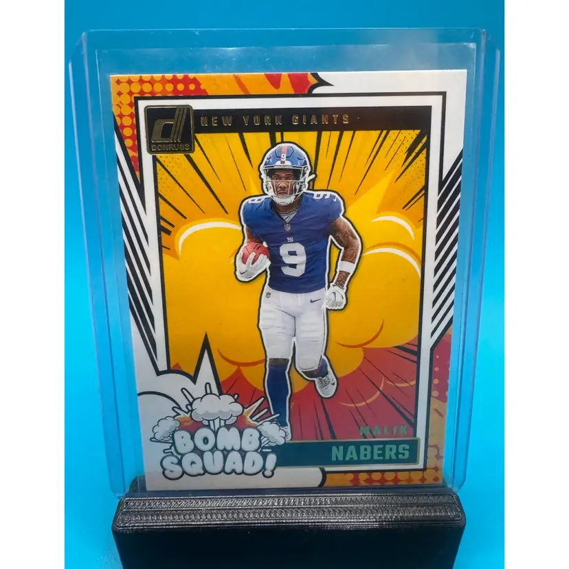 Malik Nabers Donruss Bomb Squad RC New York Giants