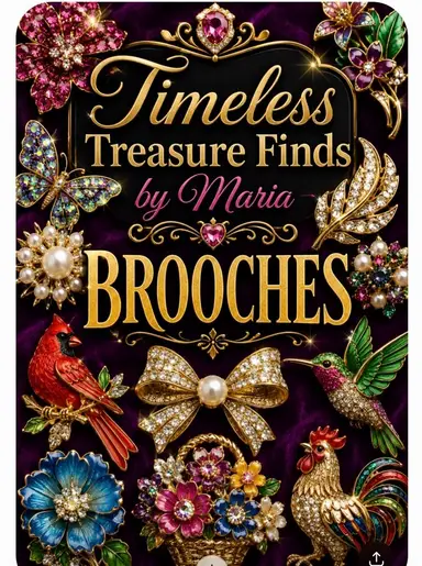 BROOCHES AND JEWELRY….SOMETHING FOR EVERYONE!