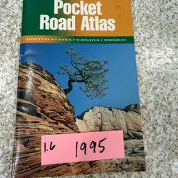 Pocket Road Atlas 1995 Vintage
