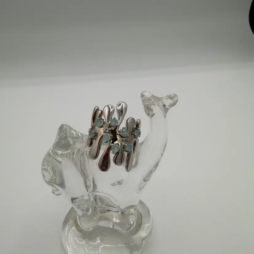 925 Grandidierite Ring Sz 10