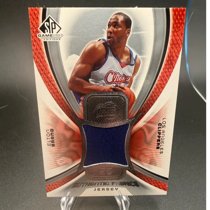 Elton Brand Game Used Jersey 2005 Upper Deck SP Los Angeles Clippers