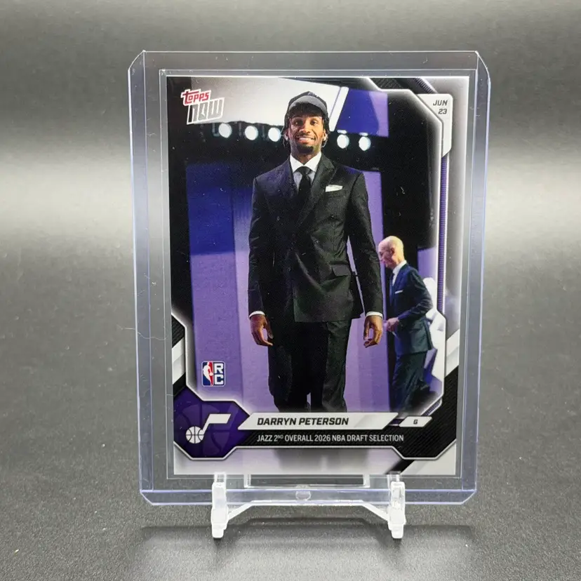 DARRYN PETERSON 2026 Topps Now Draft Night RC