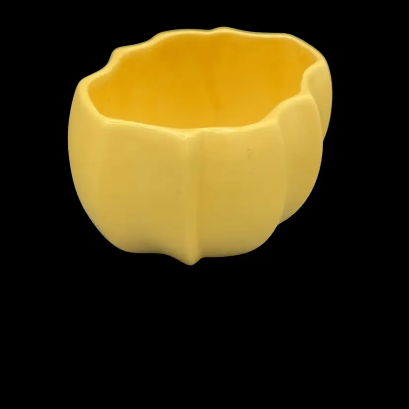 Vintage Planter- Haeger Yellow Parallelogram