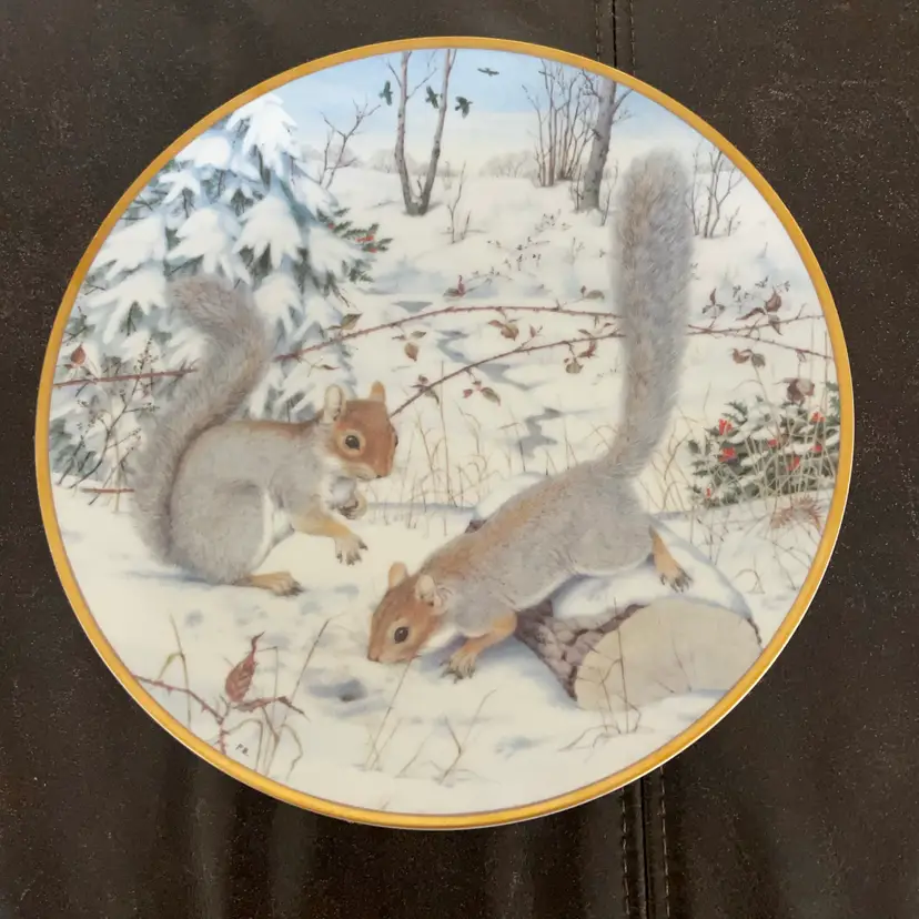 Woodland Year Collector Plate
