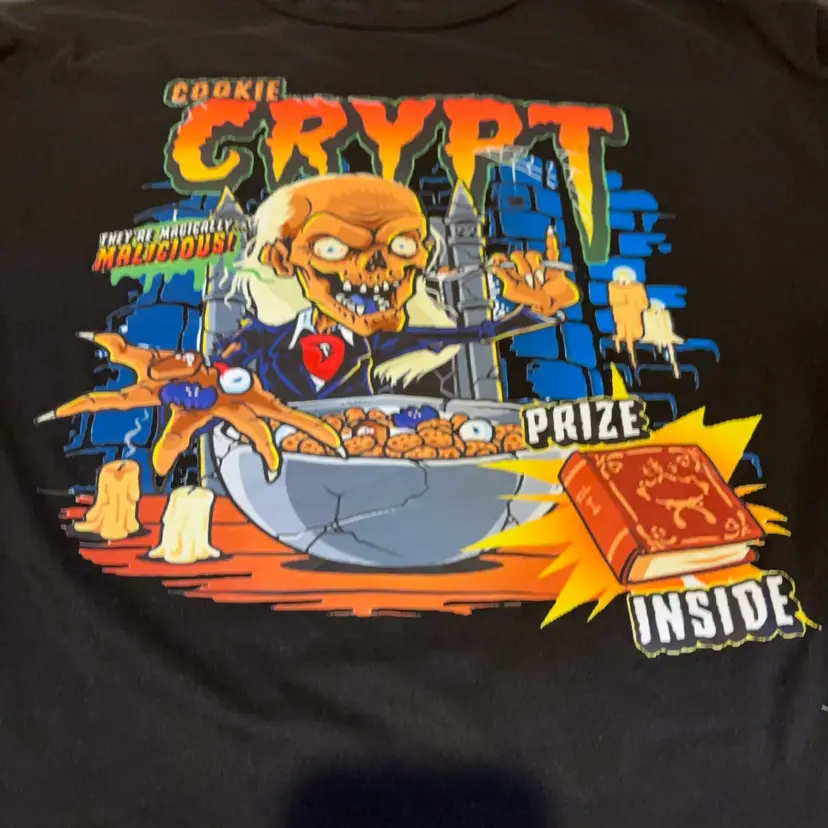 Cookie Crypt Crypt Keeper Shirt, No Tag