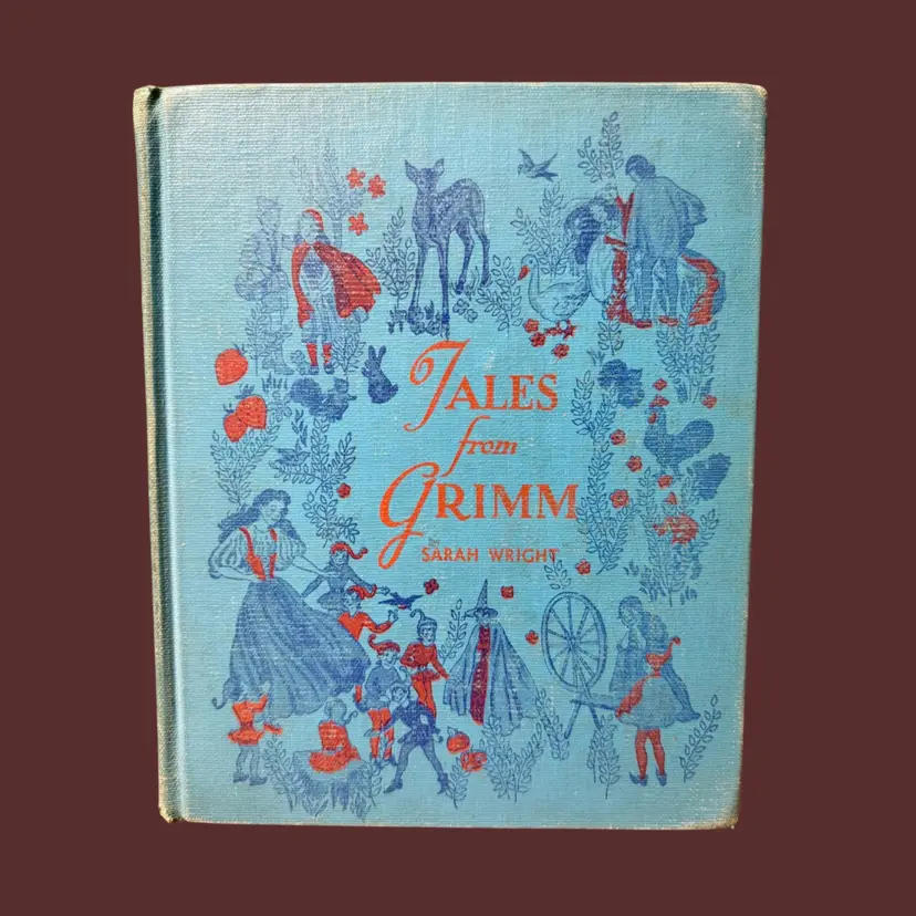 1945 Vintage Children's Hardcover Book, TALES FROM GRIMM, READ