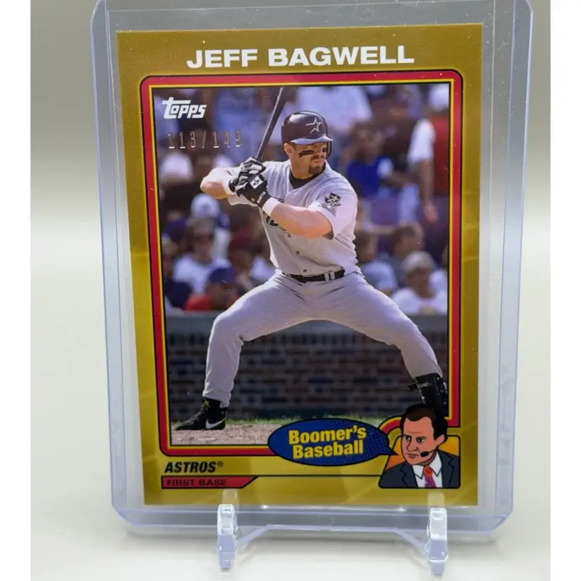 Jeff Bagwell 2024 Boomer’s Baseball Gold /149 Houston Astros
