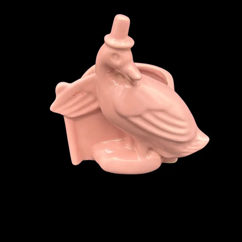 Vintage Planter - Punk Top hat Duck