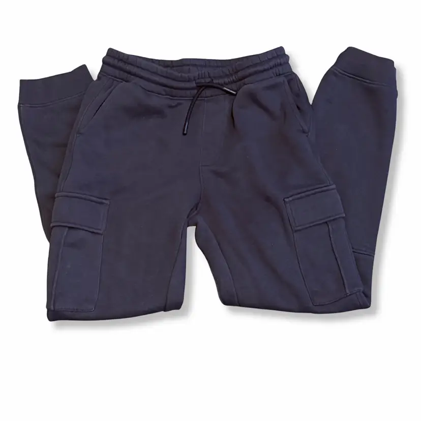 Market & Spruce Cargo Jogger Pants Black Boys Size 12 EUC
