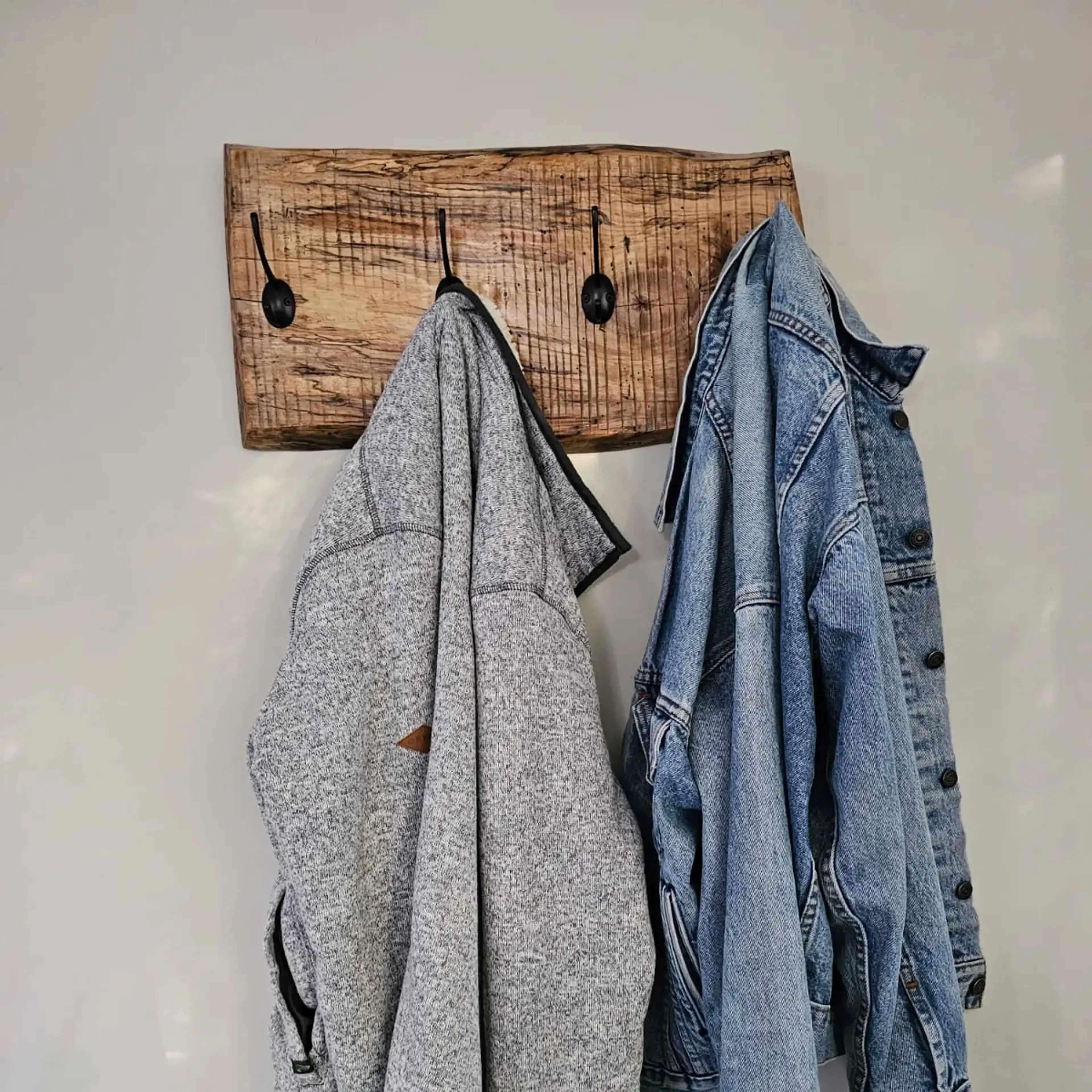 Live Edge Coat Rack