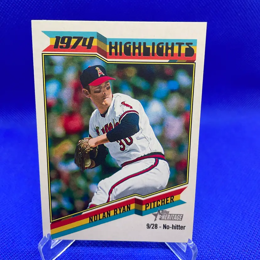 2023 Heritage 1974 Highlights Nolan Ryan No Hitter 9/28