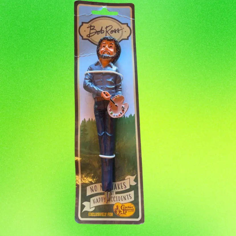Bob Ross No Mistakes Just Happy Accident Cracker Barrel Novelty Pen