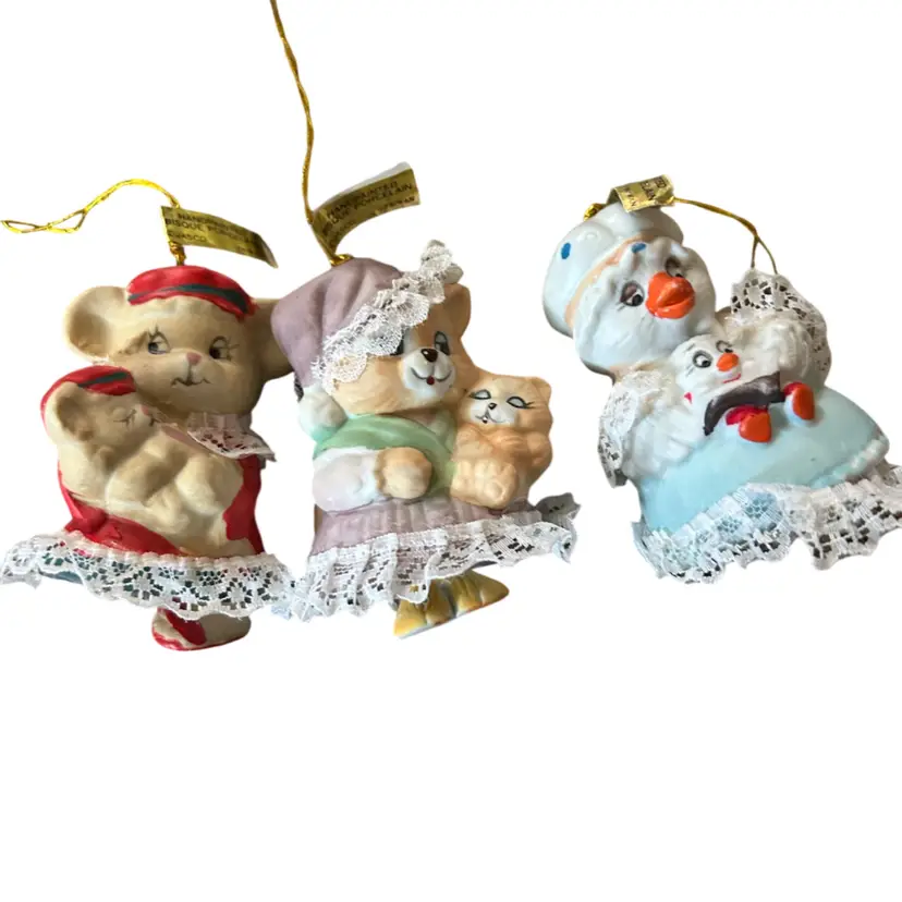 Lot Of 3 Ornaments