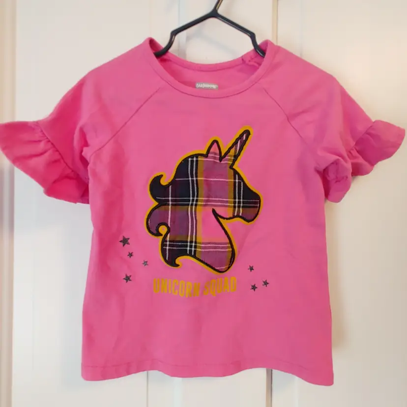 Kids- Brand: Garanimals. Size 3T. Unicorn tee shirt. Material- 60% cotton, 40% polyester. No callouts.