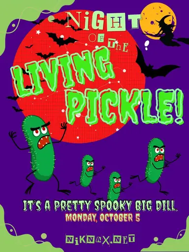 Night of the Living Pickle w/ SilverShoalsStudio Fused Glass