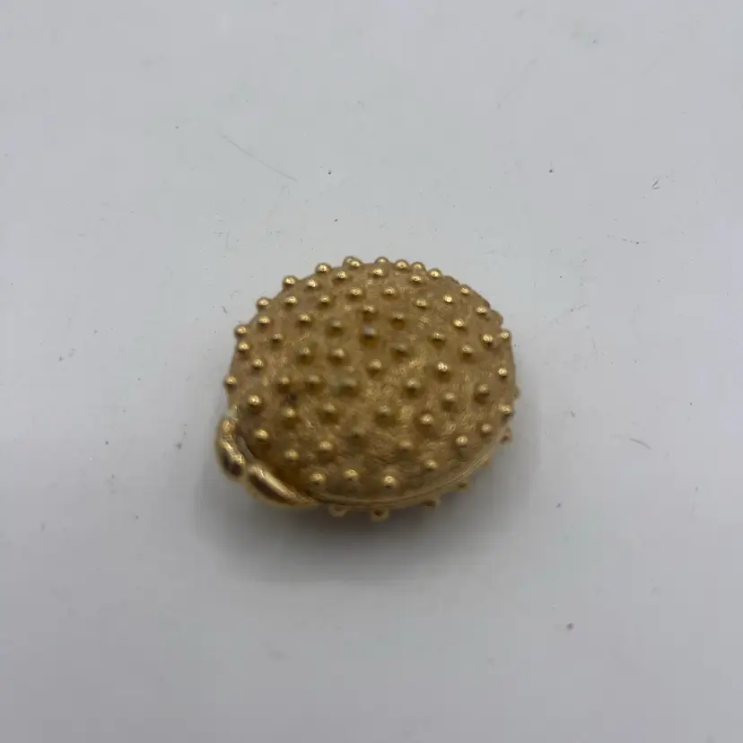 09-Vintage HELENA RUBINSTEIN *HERBESSENCE* Eau De Parfum Solid Gold Purse Compact