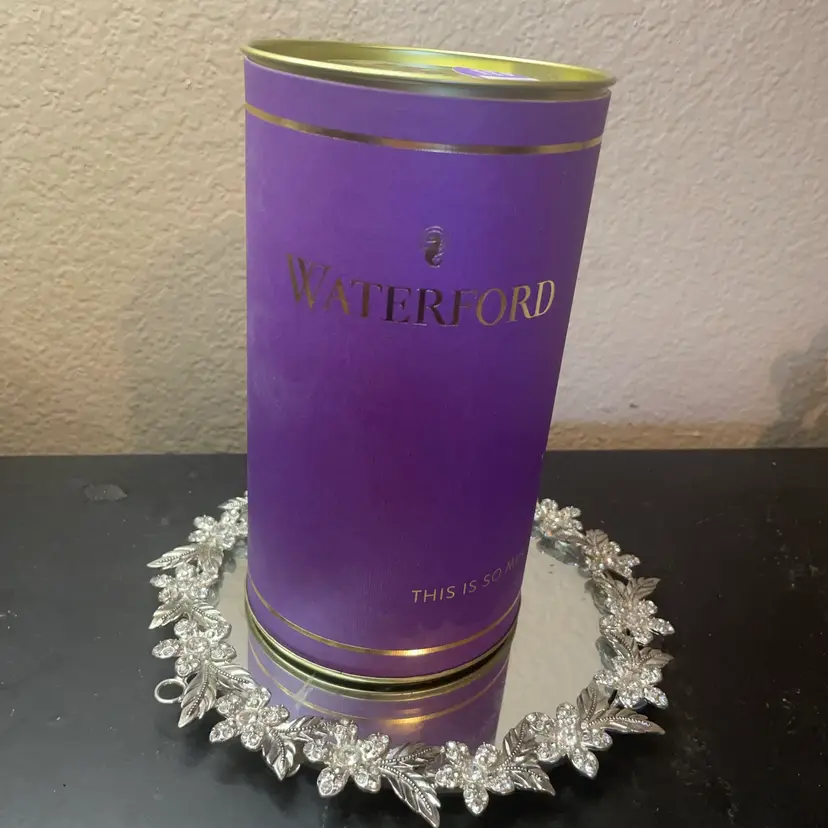 NIB Waterford Crystal 6” Lismore Pattern Bon Bon Vase
