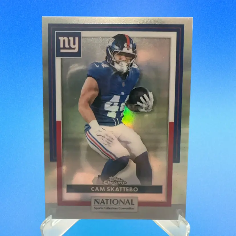 Cam Skattebo 2026 Topps Chrome NSCC New York Giants