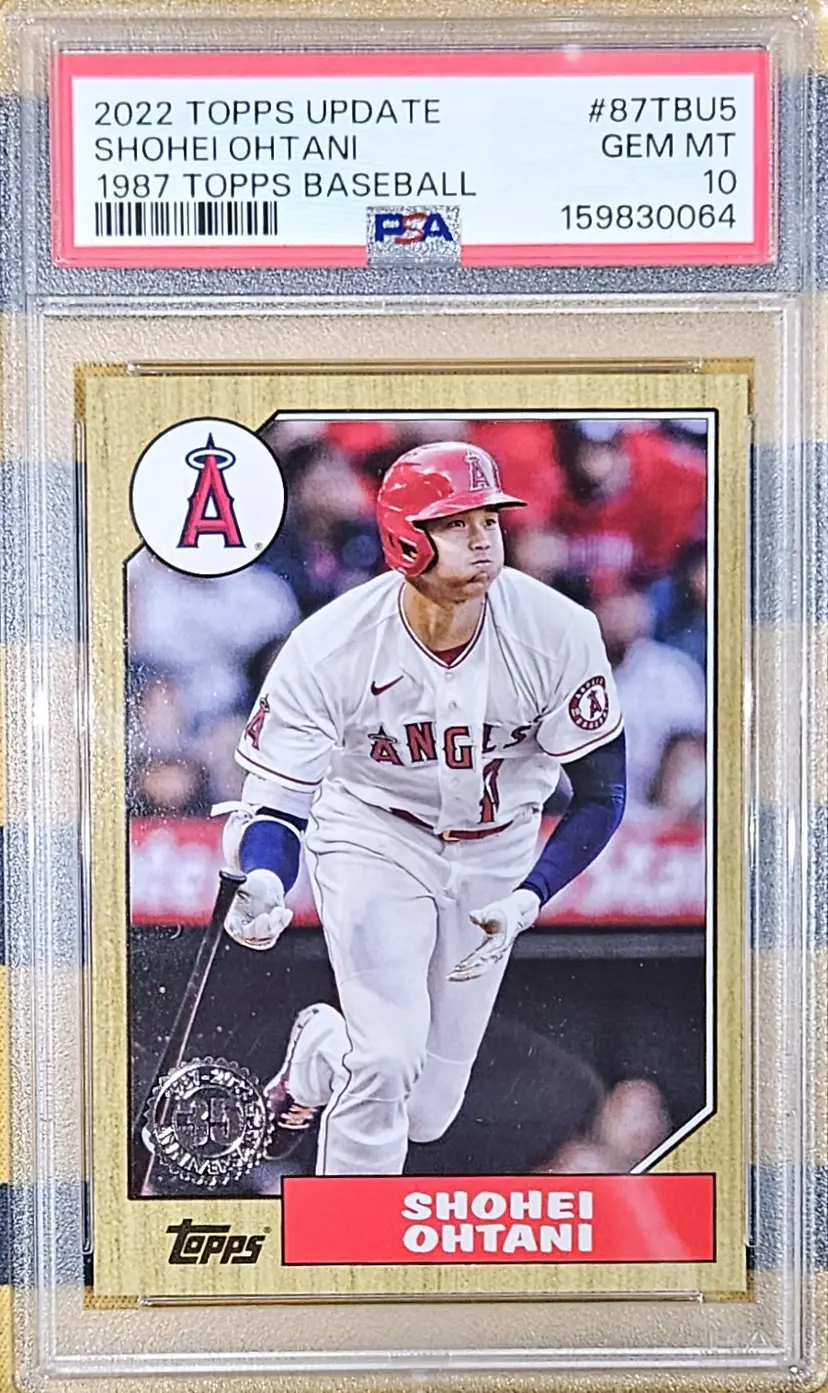 2022 Topps Update 1987 Shohei Ohtani PSA 10 GEM MT
