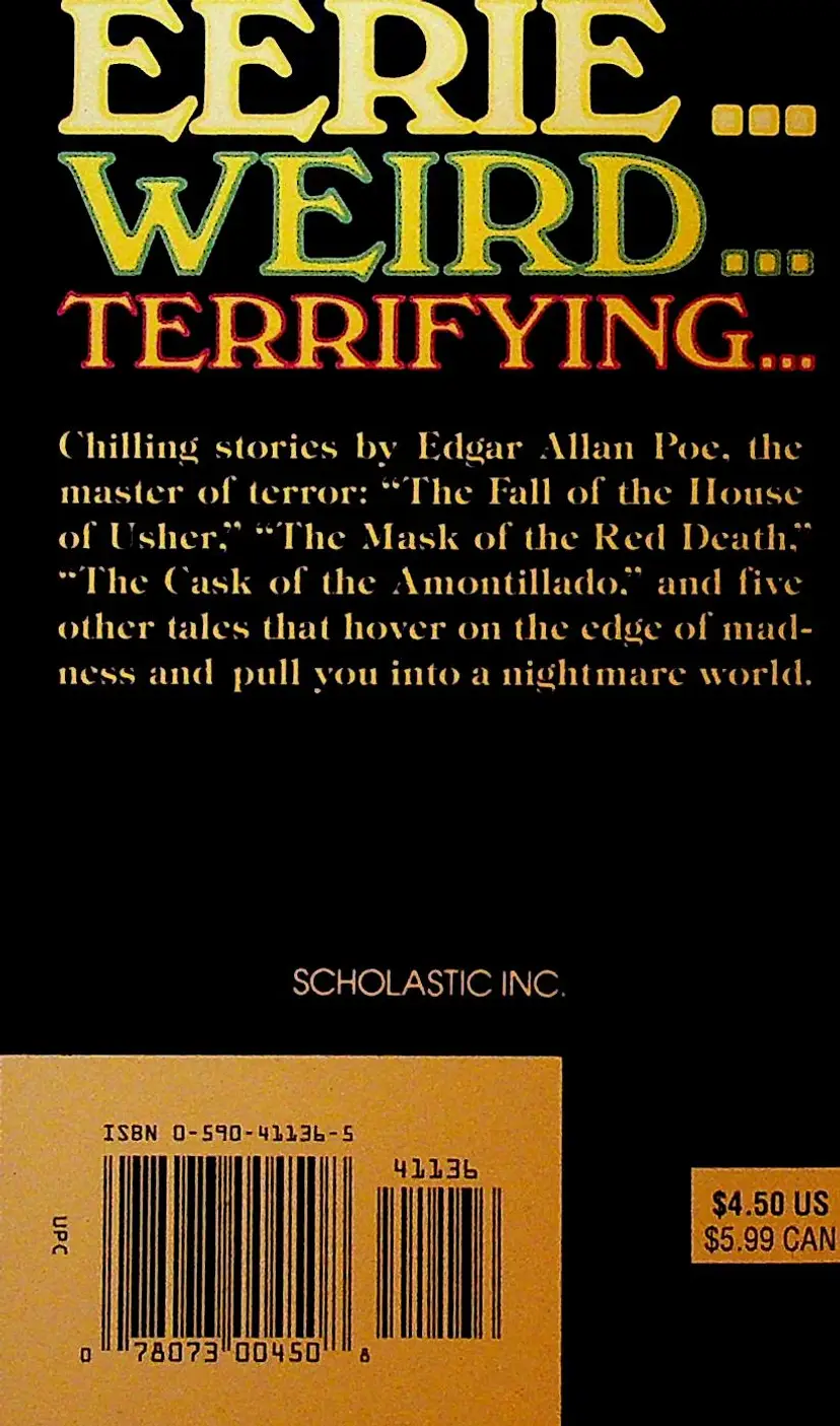 Edgar Allan Poe Eight Tales of Terror Paperback