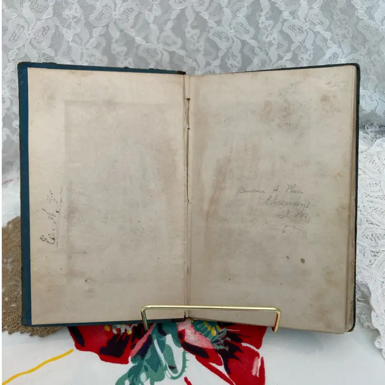 1868 Sargent’s Pronouncing Spelling‑Book — Civil War Era Antique with Handwritten Poem & Notes