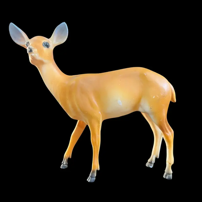 Vintage Hard Plastic Realistic White Tail Doe