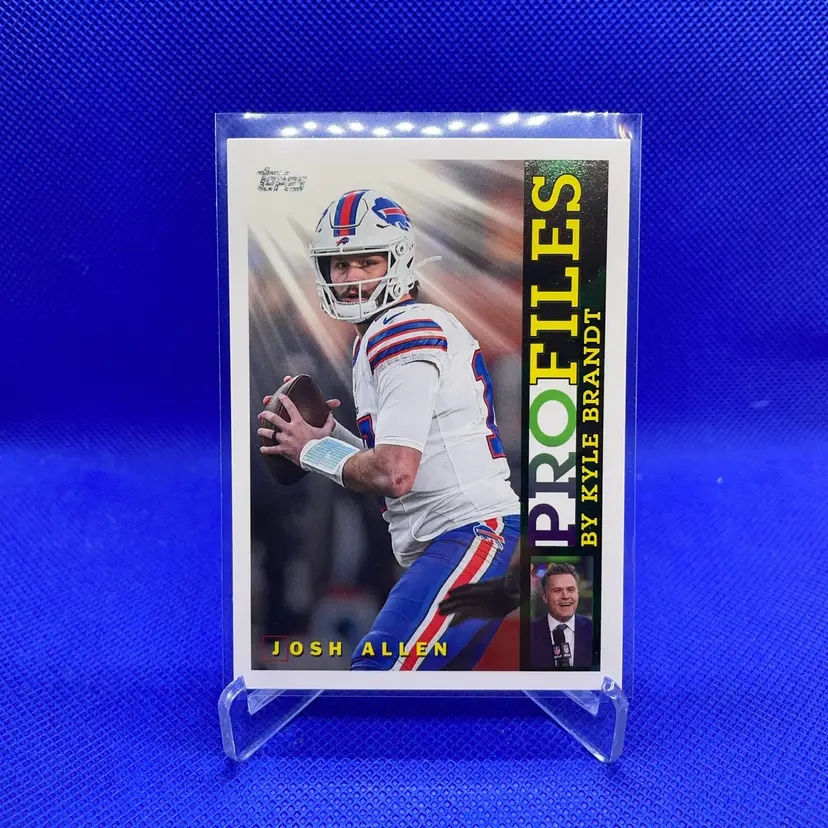 2026 Topps Josh Allen Profiles Buffalo Bills