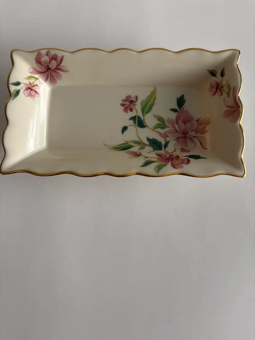 Lenox Floral Rectangular Trinket Dish