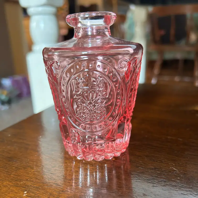 Pink Glass Bud Vase