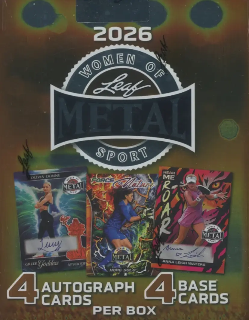 2026 Leaf Metal Women Of Sport Hobby, Box (Personal Rip)
