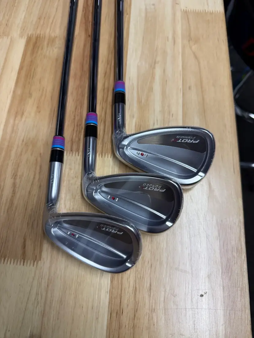 Custom “Sports Cartel”  Proto Concept Wedge Set Build Includes  PW, AW,SW Regular Or Stiff Buyers Choice. $950 Retail For Stock Wedges.