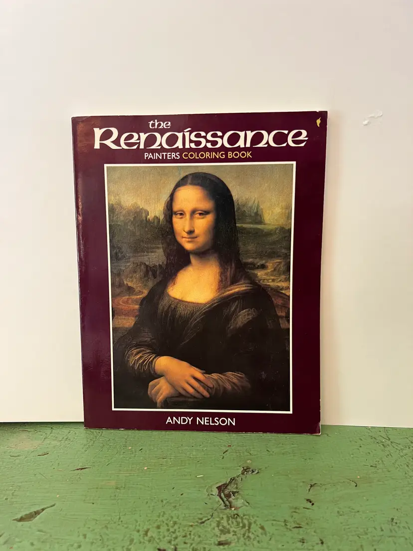 The Renaissance Coloring Book. Unused. Vintage. By Andy Nelson 1991
