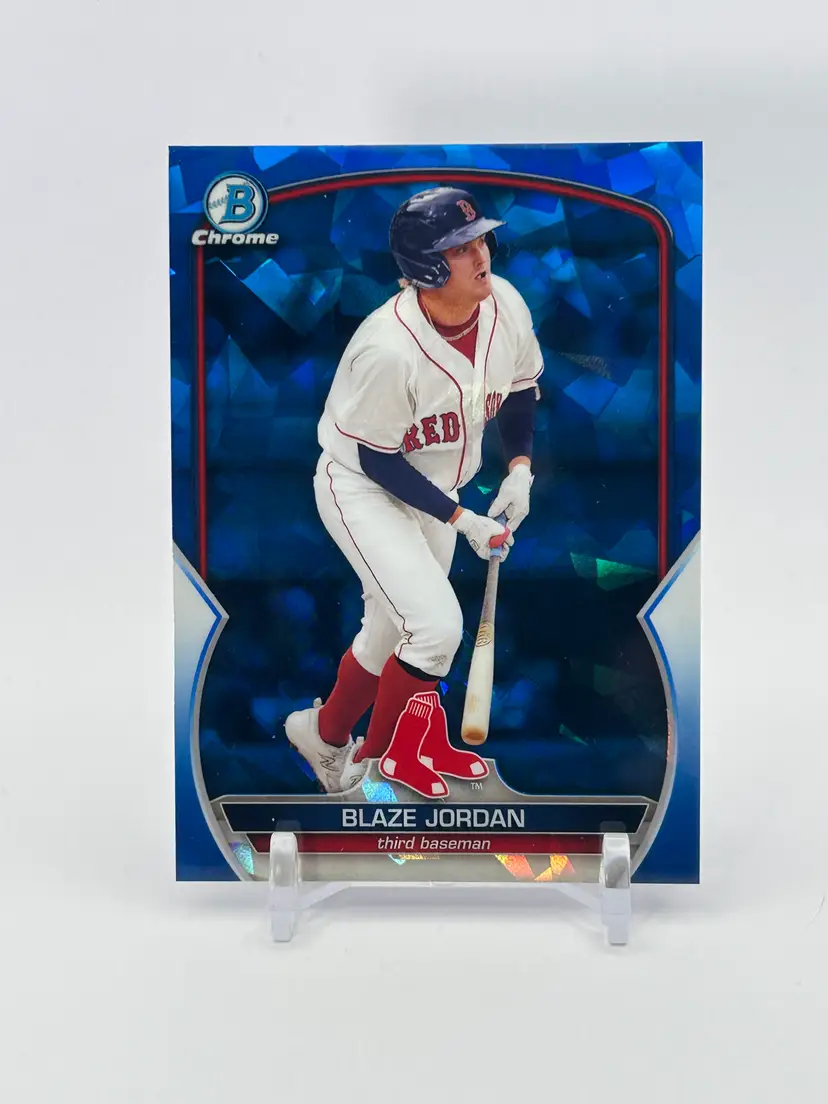 Blaze Jordan - 2023 Bowman Chrome Sapphire - St. Louis Cardinals (BOS uniform)
