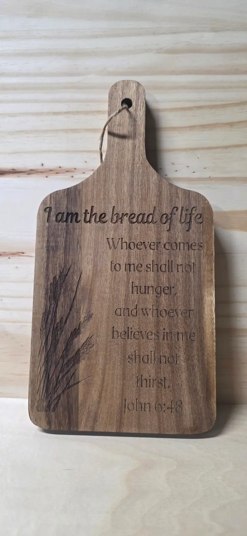 I Am The Bread of Life Mini Cutting Board