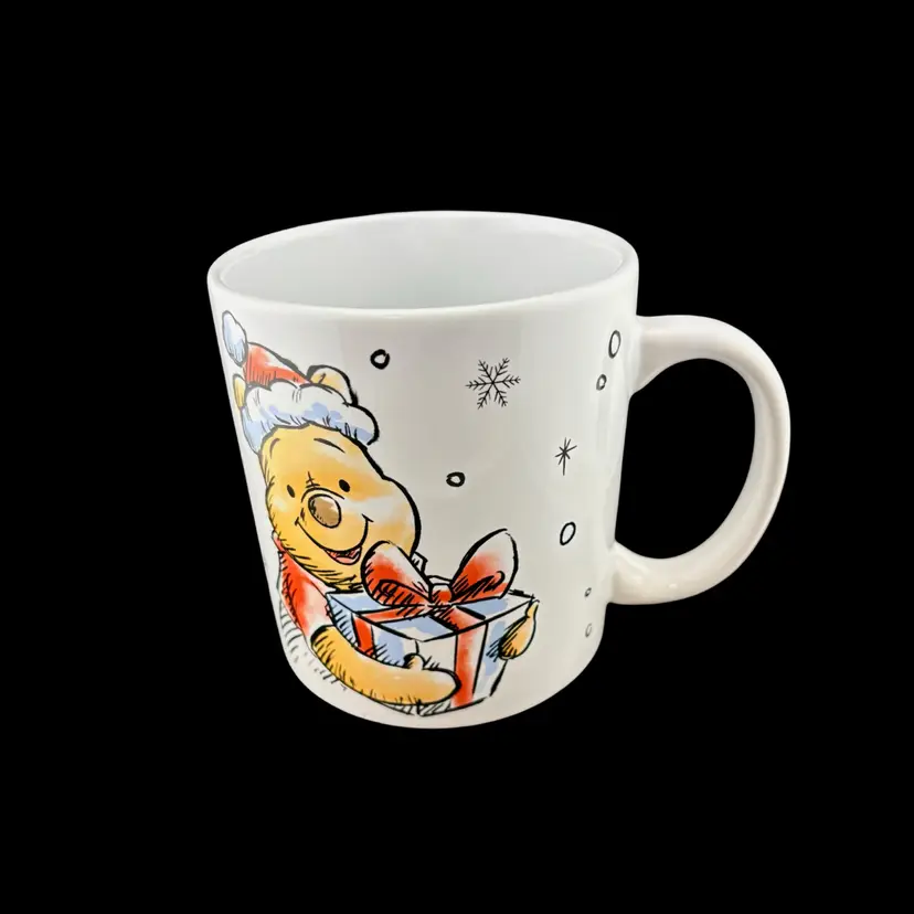 Winnie The Pooh Christmas Mug Holds 16 Oz.
