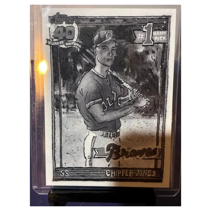 Chipper Jones Shoebox Greetings /75
