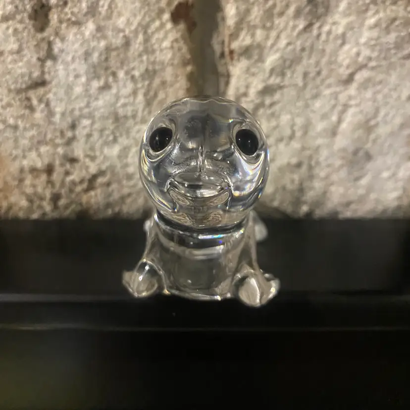 Oneida Lead Crystal Seal Figurine/Paperweight