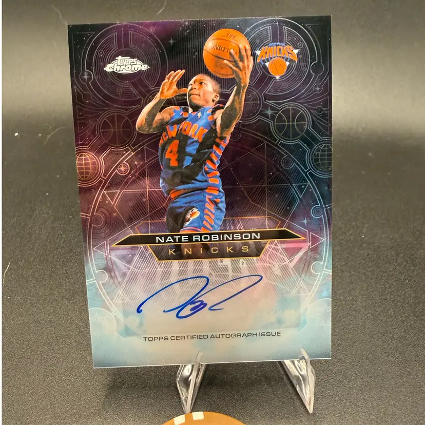 Nate Robinson Chromographs Auto 2025-26 Topps NBA Chrome Update New York Knicks