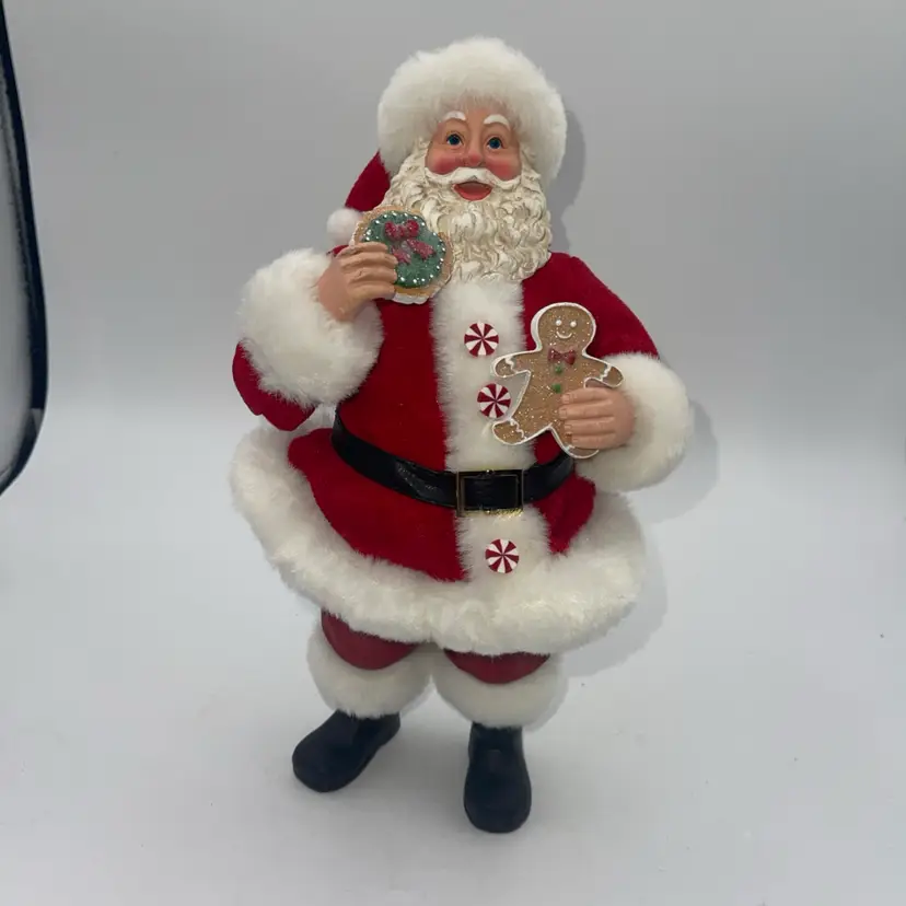 department 56 Possible Dreams Santa “Cookies For Christmas” Clothtique 11”