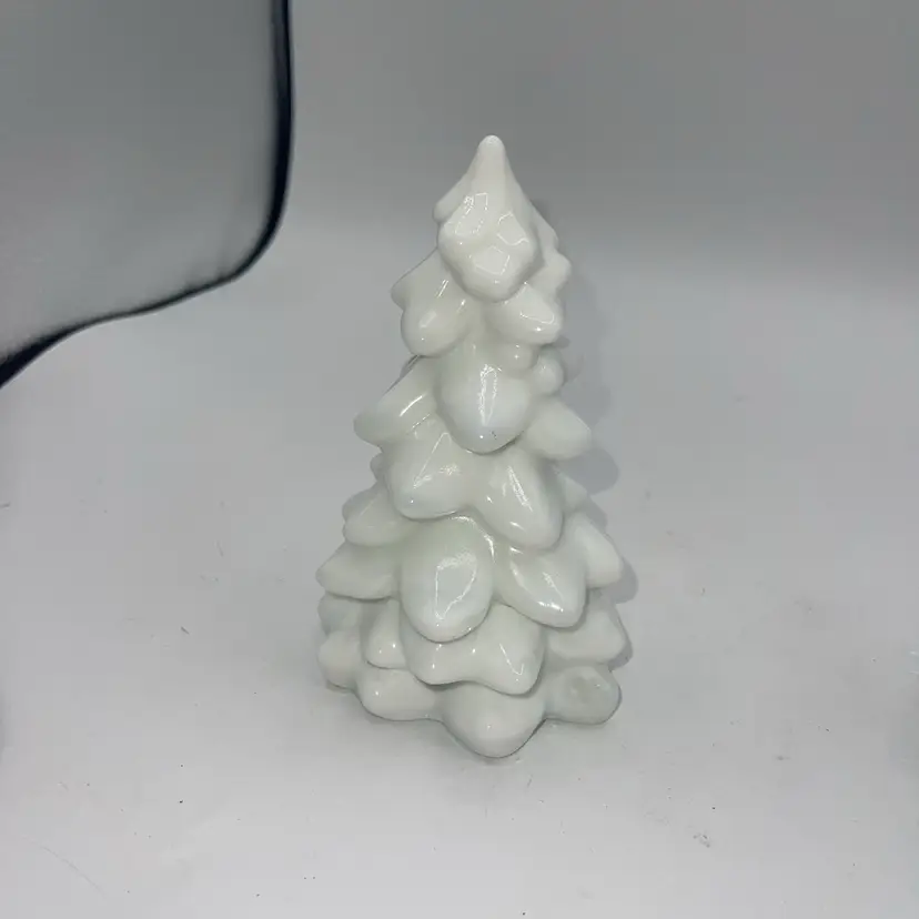 Mosser 5.5” Tree Milk Glass